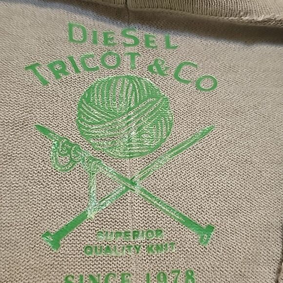 Diesel tricot &  co full front zipper small - Picture 9 of 10